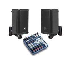 Акустична система 2 колонки JBL EON710 + мікшер